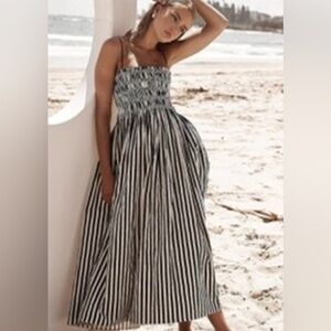 Black and white Pinstripe sundress